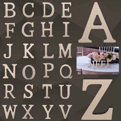 8cm wooden letters free - wooden,
