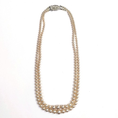 Vintage double strand rosita - strand,