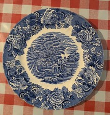 Woods Ware English Scenery Decorative Plate Vintage Wood & Sons. Vgc.