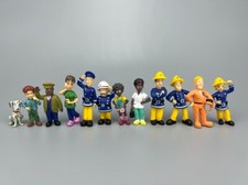 12Pcs/Set Fun Fireman Sam Action Figures PVC Cartoon Doll Kids Toy Gift UK New