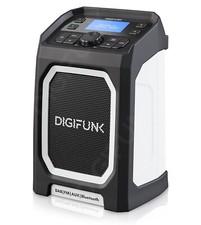 Work Site Radio | USB Rechargeable | DAB+ FM Bluetooth AUX | Similar to Makita