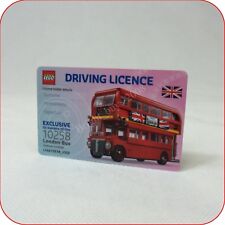 # LEGO  London Bus Limited Edition Driving License Very Rare New Mint