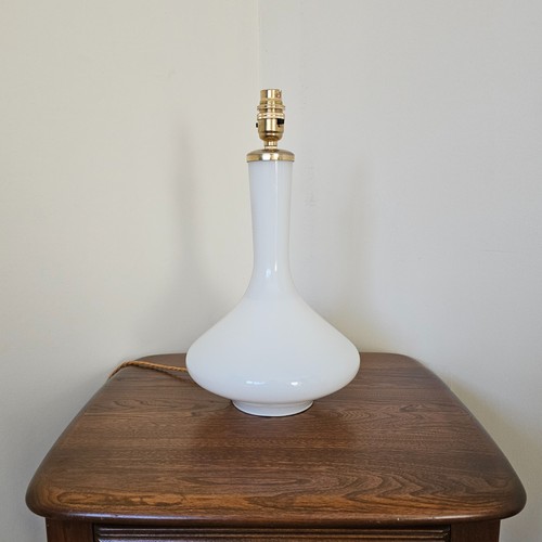 Vintage white glass - table, lamp