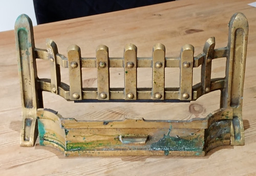 Brass fire front includes - a,