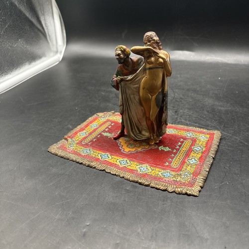 Antique vienna bronze slave - -, "slave