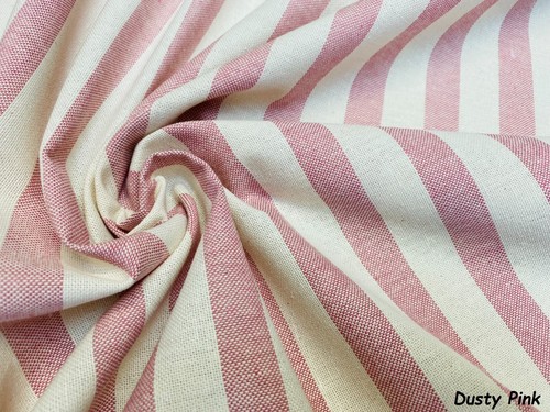 Linen look stripes - linen,