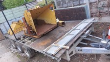 wood chipper on trailer