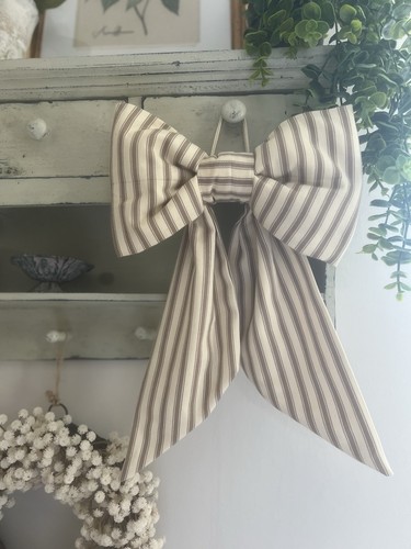 French ticking beige neutral - ticking,