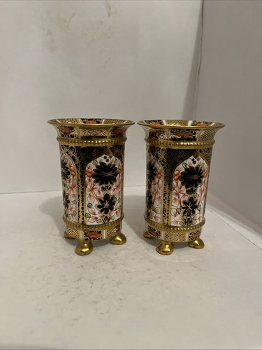 Pair antique royal crown - pair,