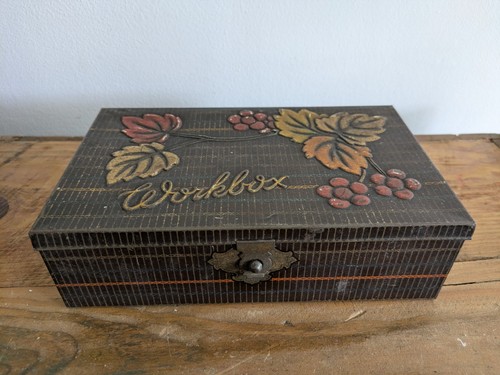 Vintage tin geo bassett - tin,