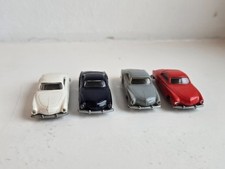 LEGO SYSTEM 4x KARMANN GHIA VW Model Car Red Blue White Grey 1960s