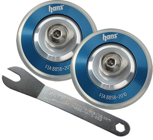 Hans hybrid posts - hans, helmet