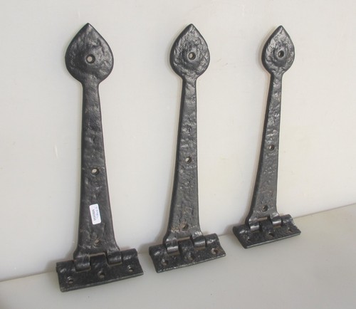 Iron hinges gate straps old - iron,