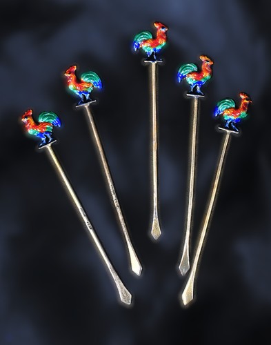 Five art deco sterling silver - five,
