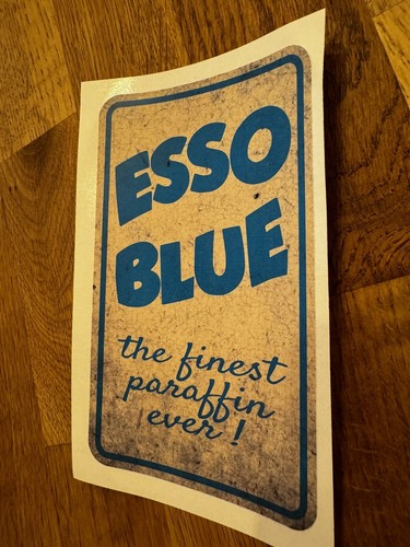 Esso blue paraffin rustic - esso,