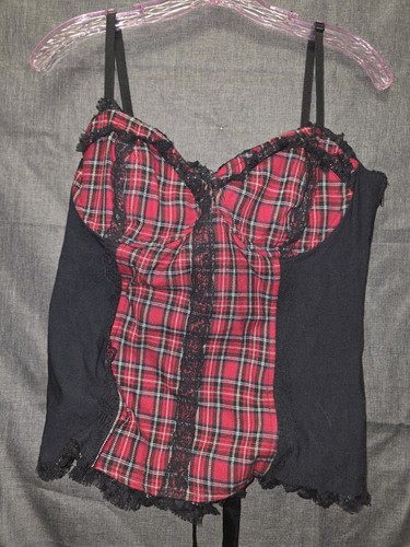 Vintage lip service red plaid - vintage,