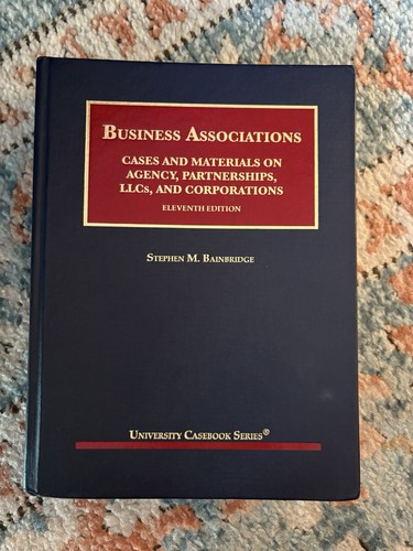 Business associations cases - business,