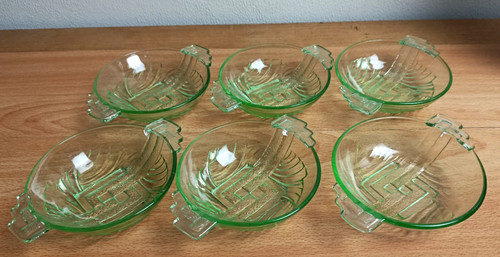 Stolzle green glass - green, deco