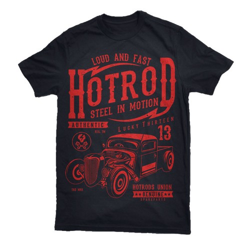 Shirt hot rod - hot,