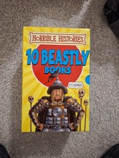 Horrible Histories 10 Beastly Book Set  By Terry Dearly