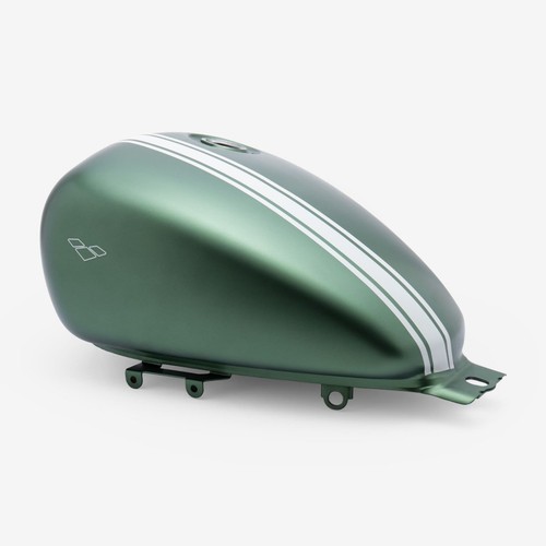 Motorcycle fuel tank green - tank,