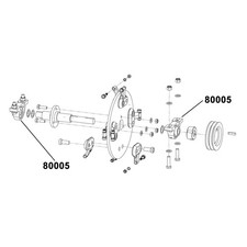 Camon SG30 Stump Grinder Rotor Shaft Bearing - 80005