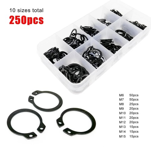 250pc mixed external circlip - 250pc,