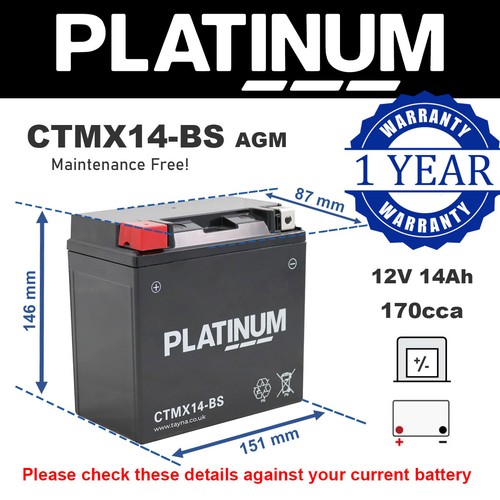 Agm motorbike battery for - motorbike,