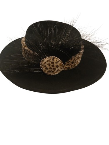 Black wool felt fedora - mr., d's