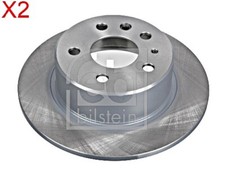 Rear Brake Disc x2 Pcs FEBI Fits MERCEDES C107 C123 C126 R107 S123 1264230012