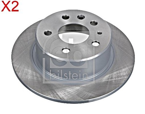 Rear brake disc pcs febi - pcs,