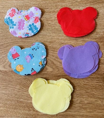 Cotton teddy head shapes - 37,