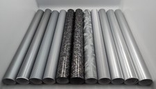 Silver Self Adhesive Vinyl Car Wrap  BUBBLE FREE Vehicle STICKER FILM SHEET ROLL