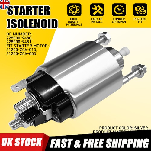 Starter motor solenoid - starter,