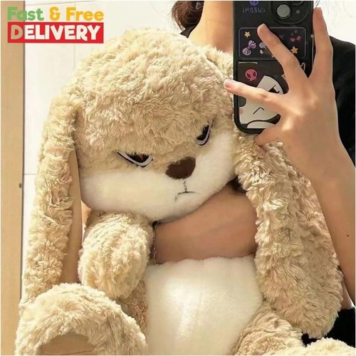 Large size angry rabbit - angry, plush