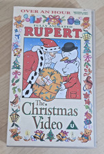 Rupert The Bear - The Christmas Video - 1993 VHS Animated Cassette Movie
