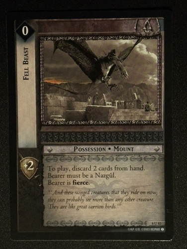 Lotr tcg decipher fell - lotr,