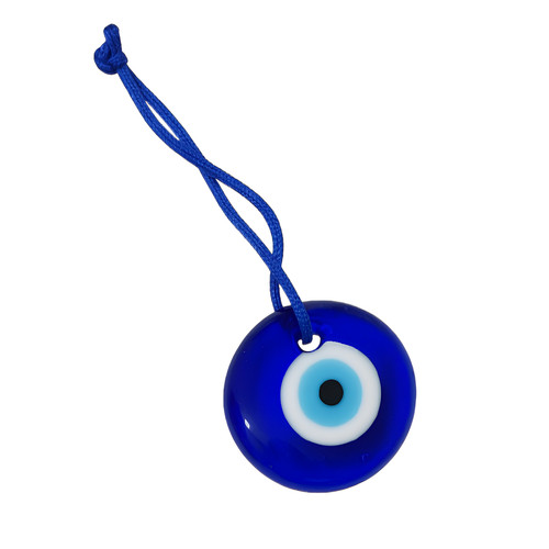 Evil eye glass charm - glass, turkish