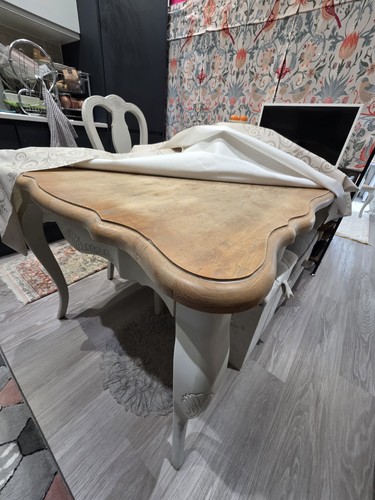 French shabby chic dining - french,