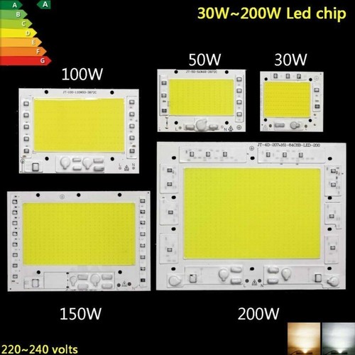 Led chip cob 30w - 50w, 100w