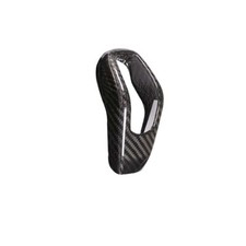 Real Carbon Fiber Gear Shifter Shift Knob Trim Cover Fit For Range Rover Sport