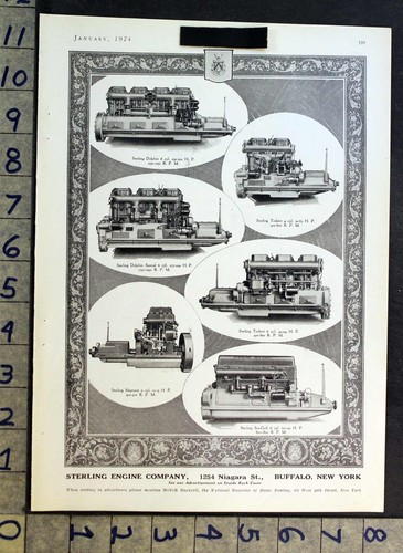 1924 sterling marine engine - sterling,