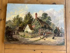 Antique 19Th Century  Oil