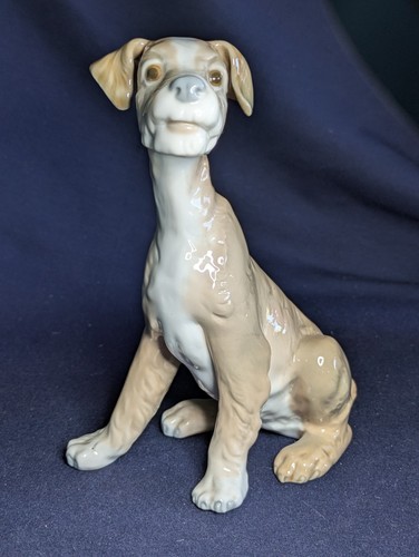 Lladro sitting setter - sitting, dog