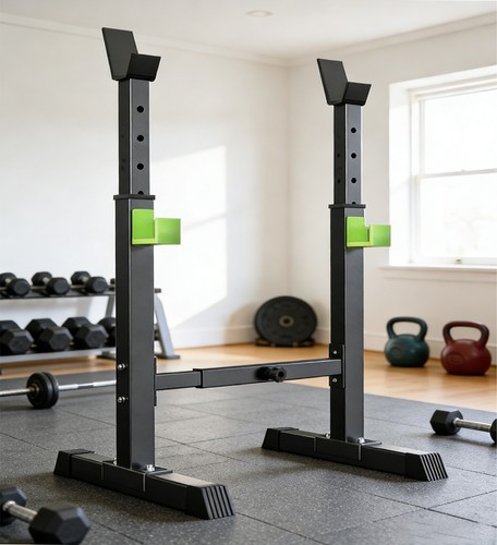 Adjustable barbell stand squat - barbell,