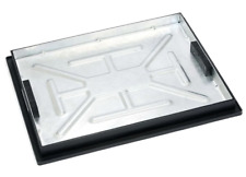 Galvanised Recessed Manhole Cover Tray And Frame 5 Tonne Clark Drain 600 x 450mm
