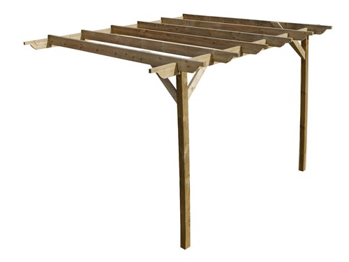 Wall mounted gazebo - mounted, wooden
