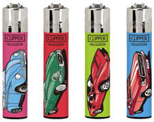 4 x Clipper Lighters VINTAGE
