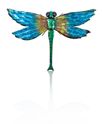 Metal dragonfly garden wall - dragonfly,