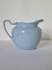 Vintage Johnson Brothers Greydawn Blue Water Milk Jug Pitcher Retro Tableware